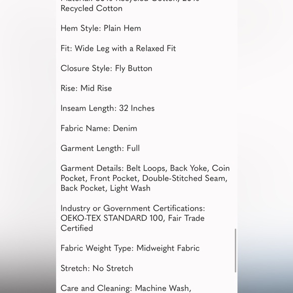 Women's Mid-Rise Super Wide Leg Jeans - Universal Thread™ light Wash new 🆕 - Picture 6 of 10